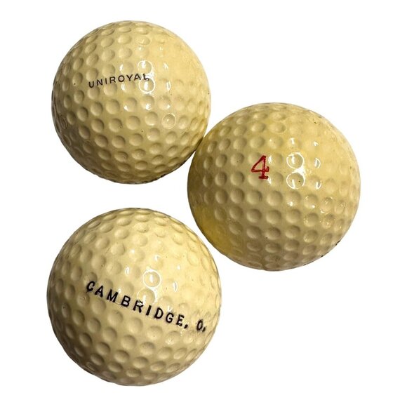 Vintage Uniroyal Golf Balls W/Sleeve The Action Line New Surlyn Cover NOS - Picture 2 of 11